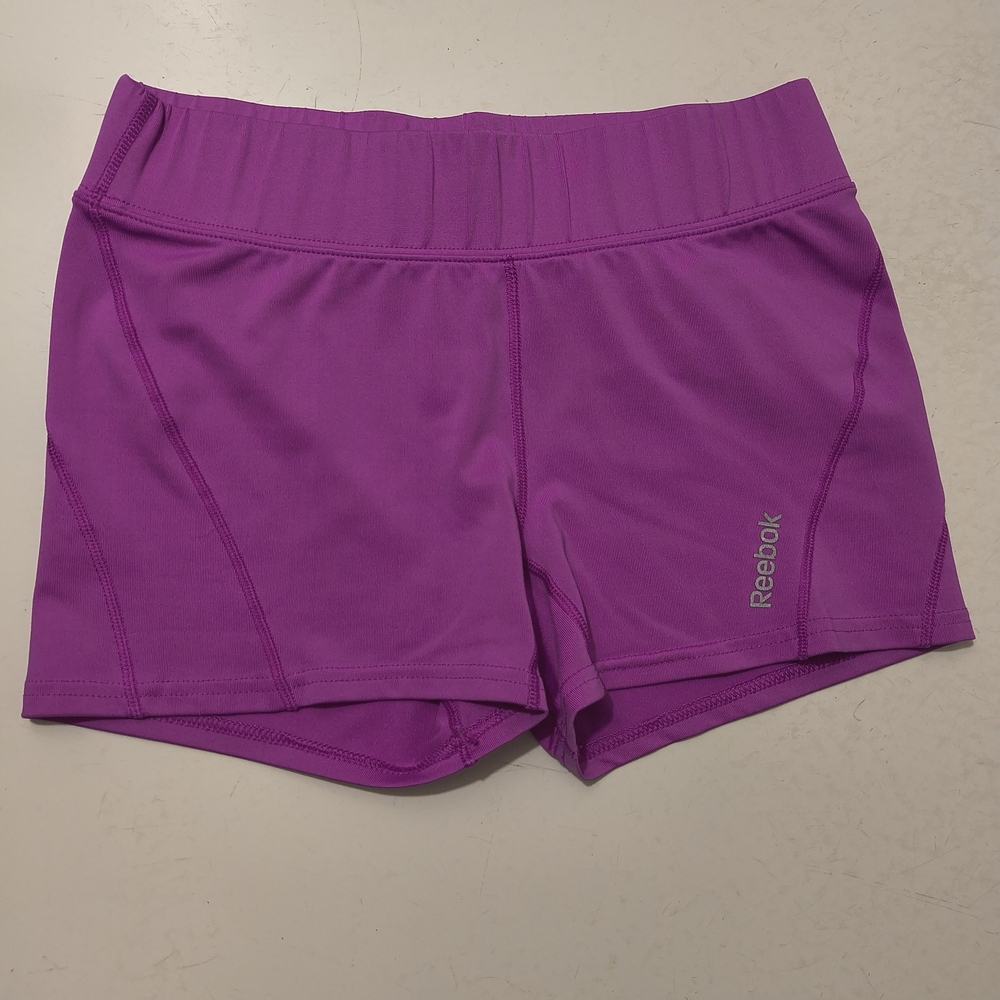 Reebok Women's Vibrant Purple Athletic Shorts